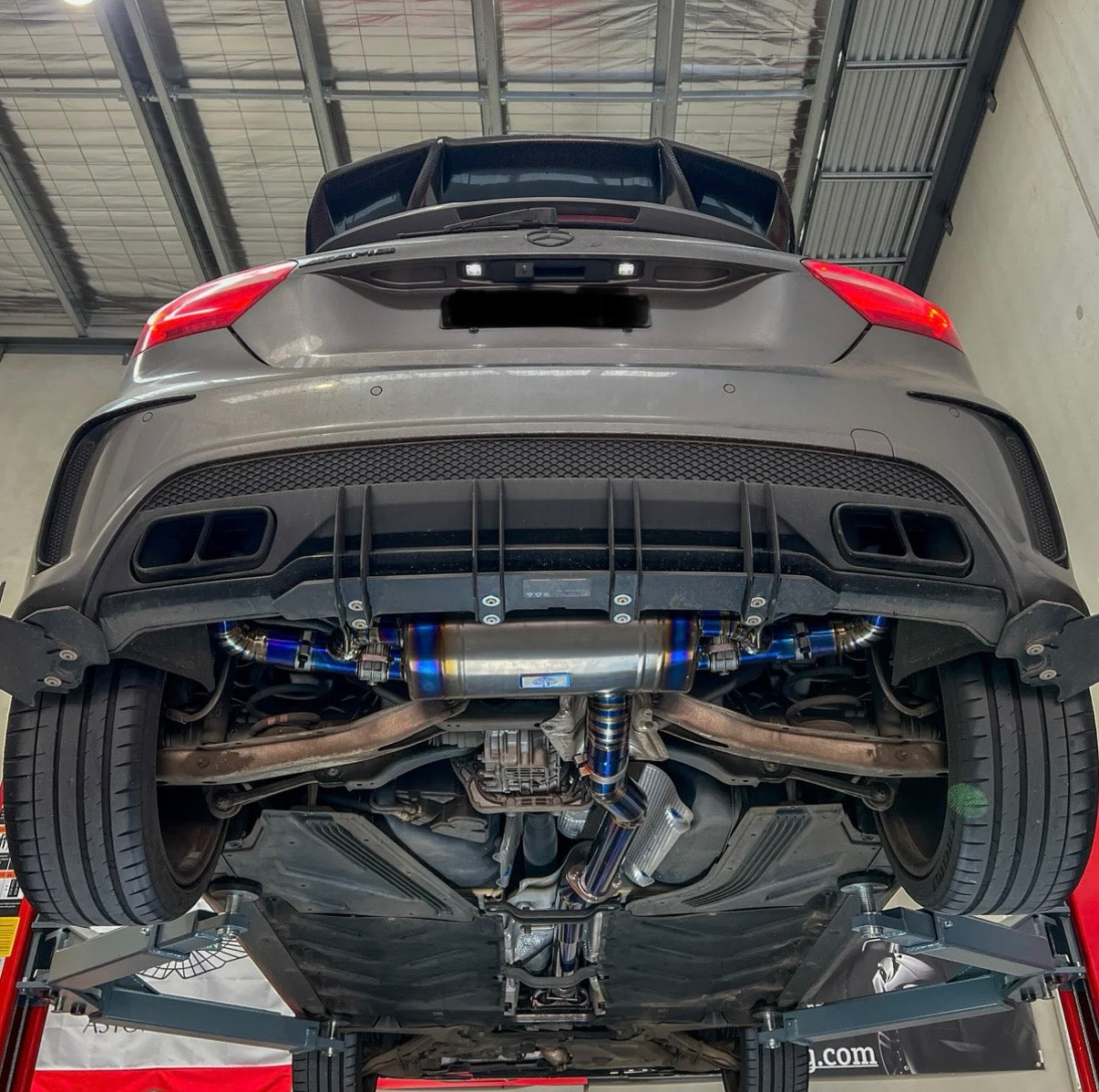 A45 W176 Titanium Exhaust