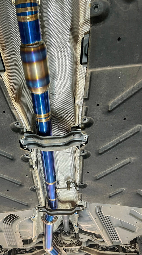 A45 W176 Cat-back Titanium Exhaust