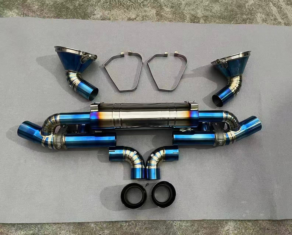 Porsche 992.2 GT3 Titanium Exhaust Cat-Back (with valve )