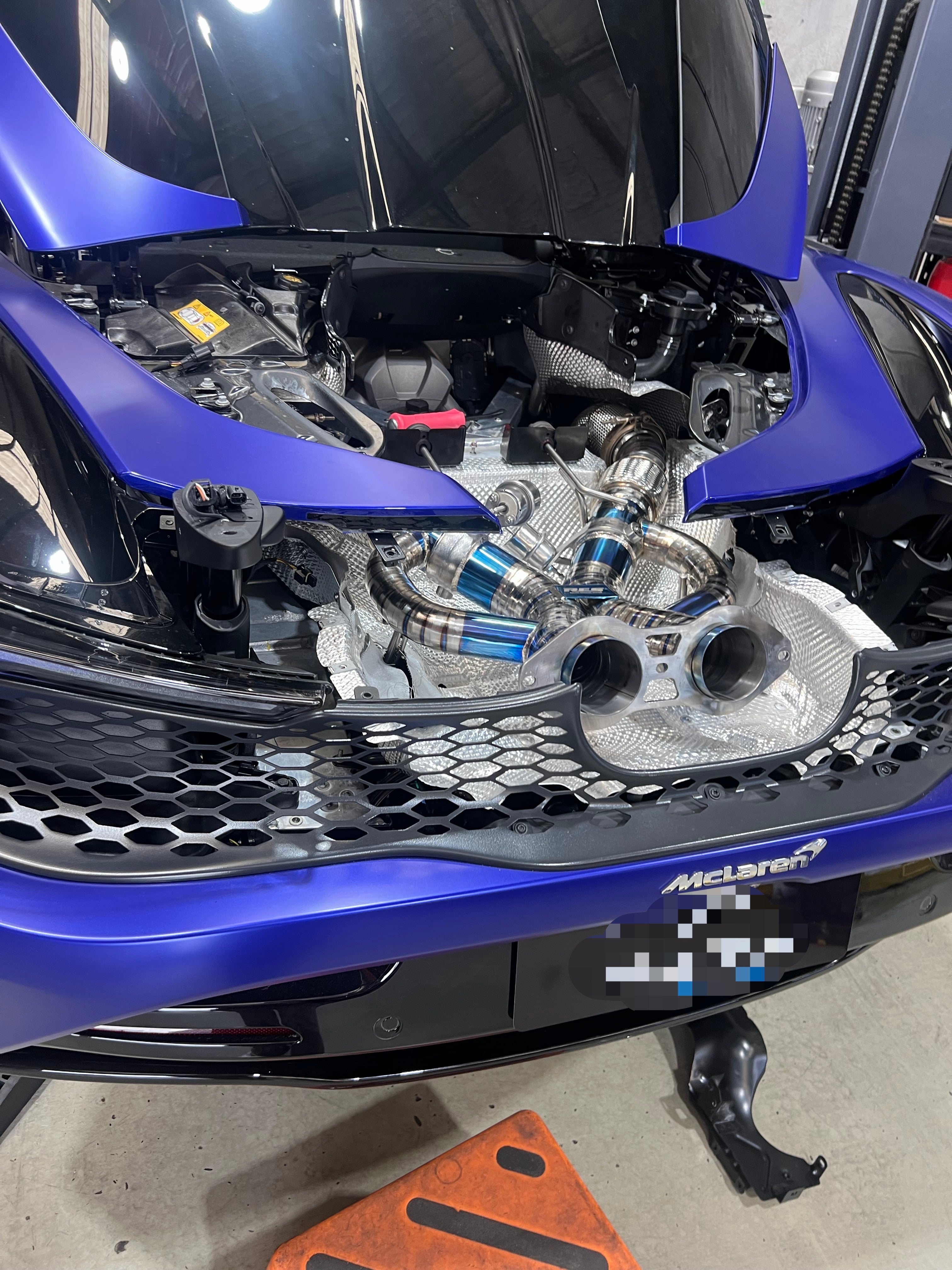 McLaren 750S Cat-back Titanium Exhaust